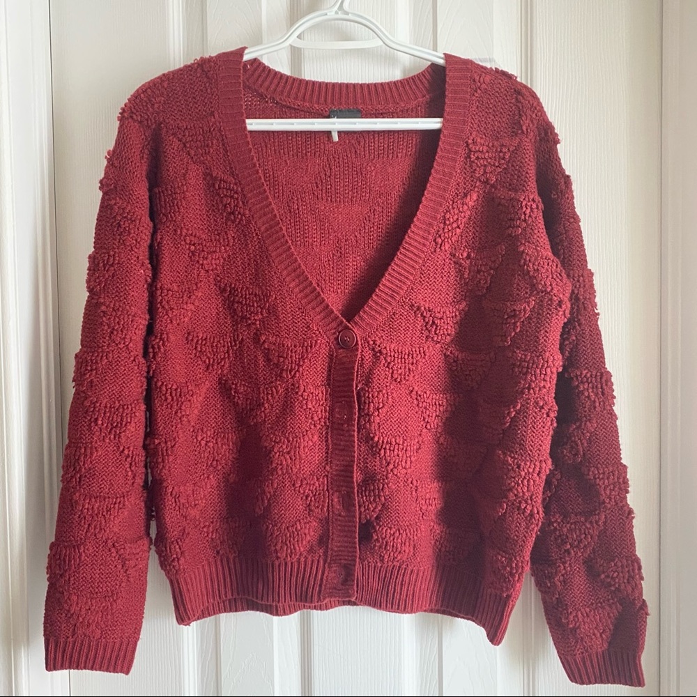 NWOT - Sparkle & Fade - Textured Cardigan